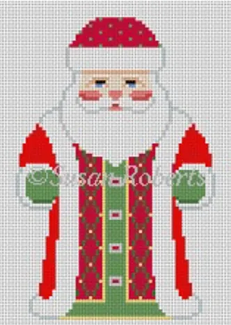 1221f Long Coat Santa