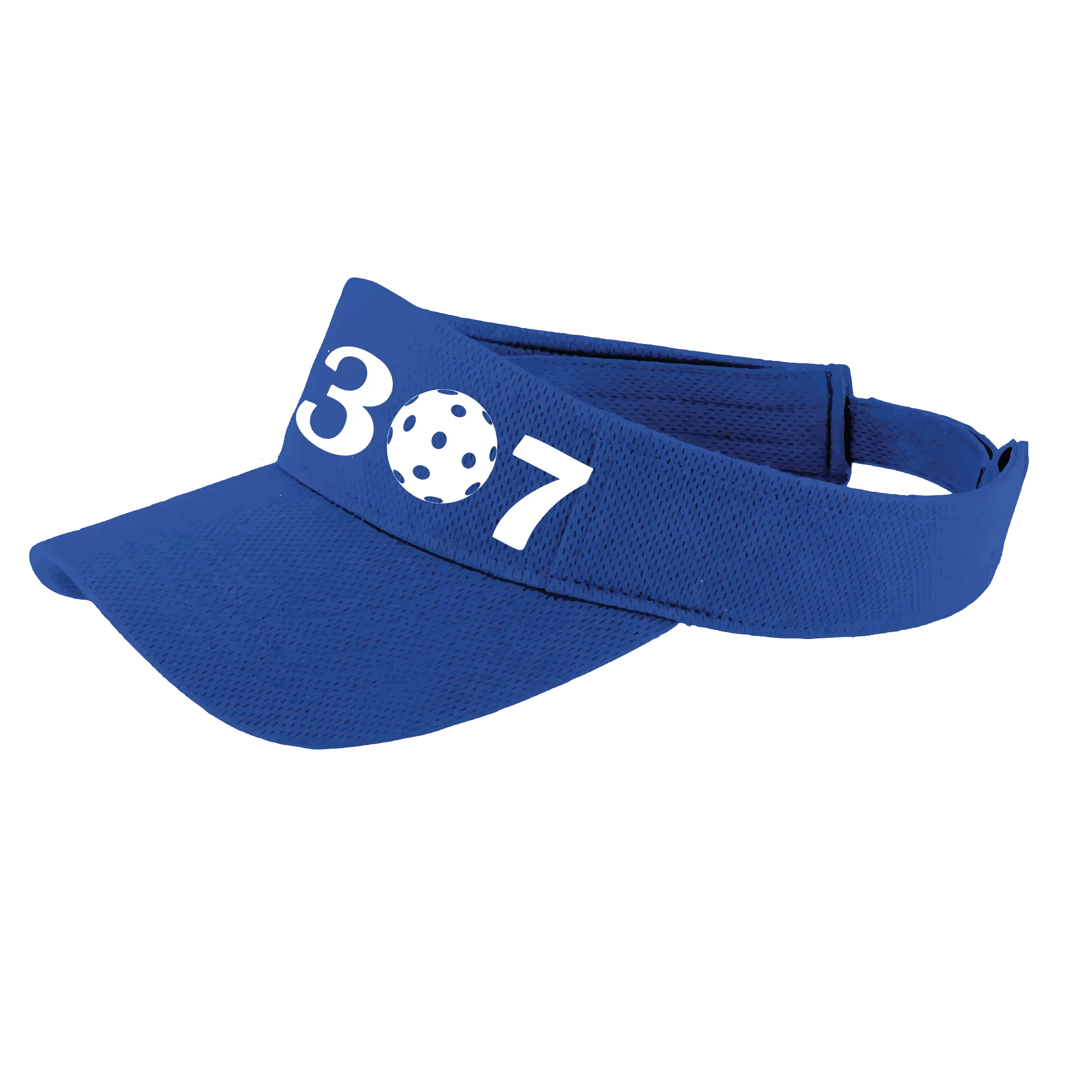 307 Wyoming Pickleball Club | Pickleball Visors | Moisture Wicking 100% Polyester