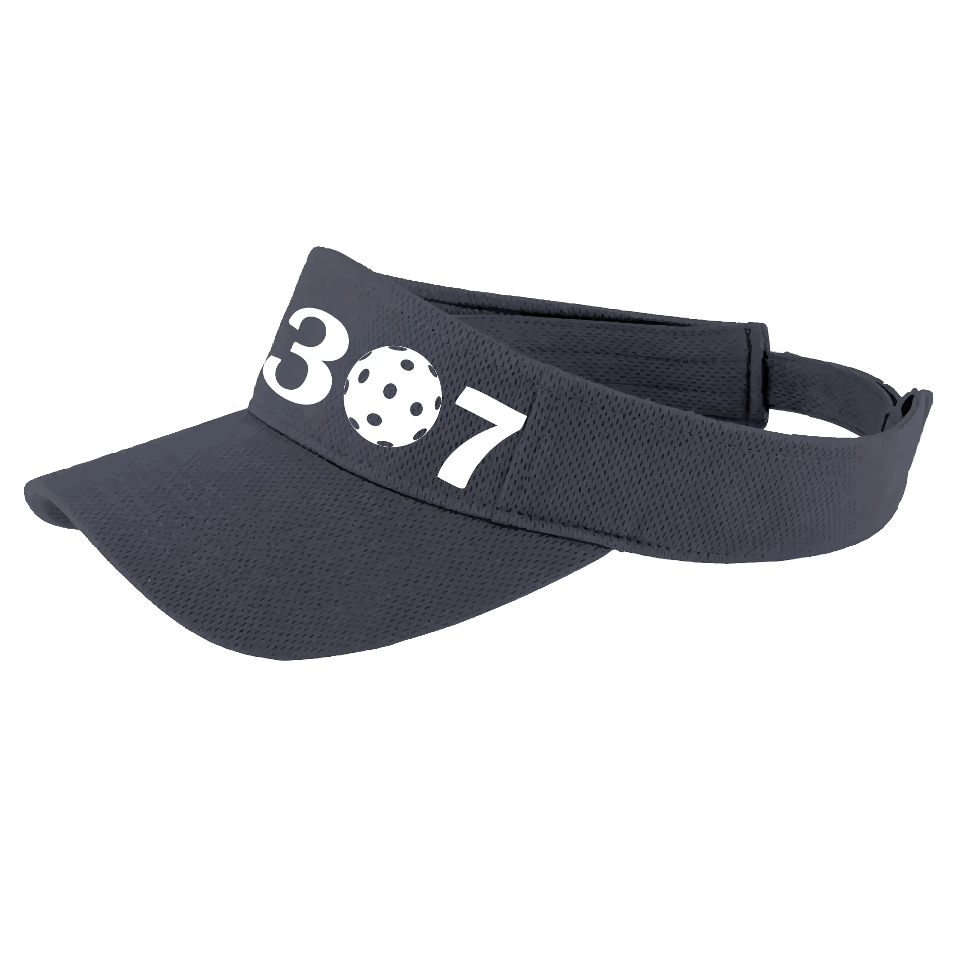 307 Wyoming Pickleball Club | Pickleball Visors | Moisture Wicking 100% Polyester