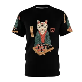 Adorable Neko Sushi Inspired T-shirt for Cat Lovers