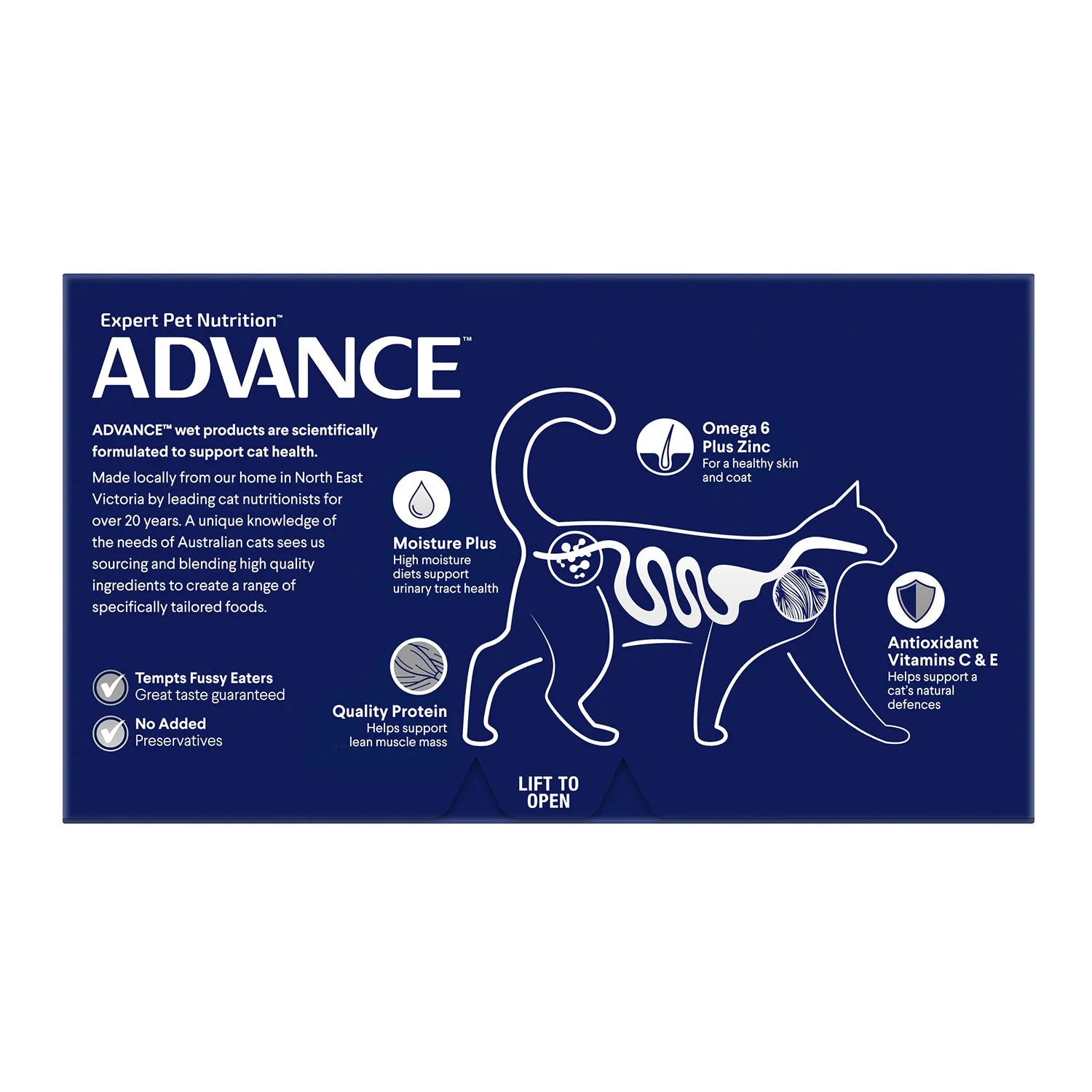 Advance Chicken & Liver Medley Adult Wet Cat Food