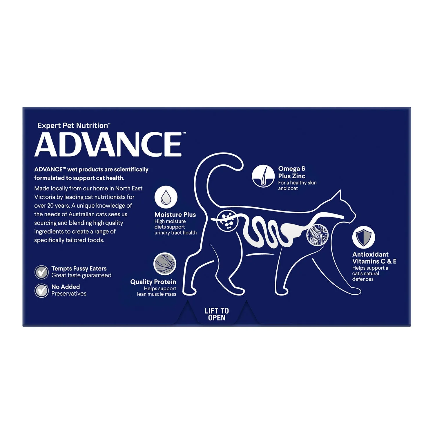 Advance Chicken & Salmon Medley Adult Wet Cat Food