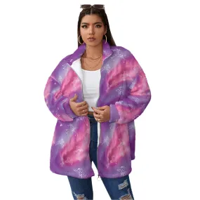 Animal Ancestors Aurora Gases Borg Fleece Coat