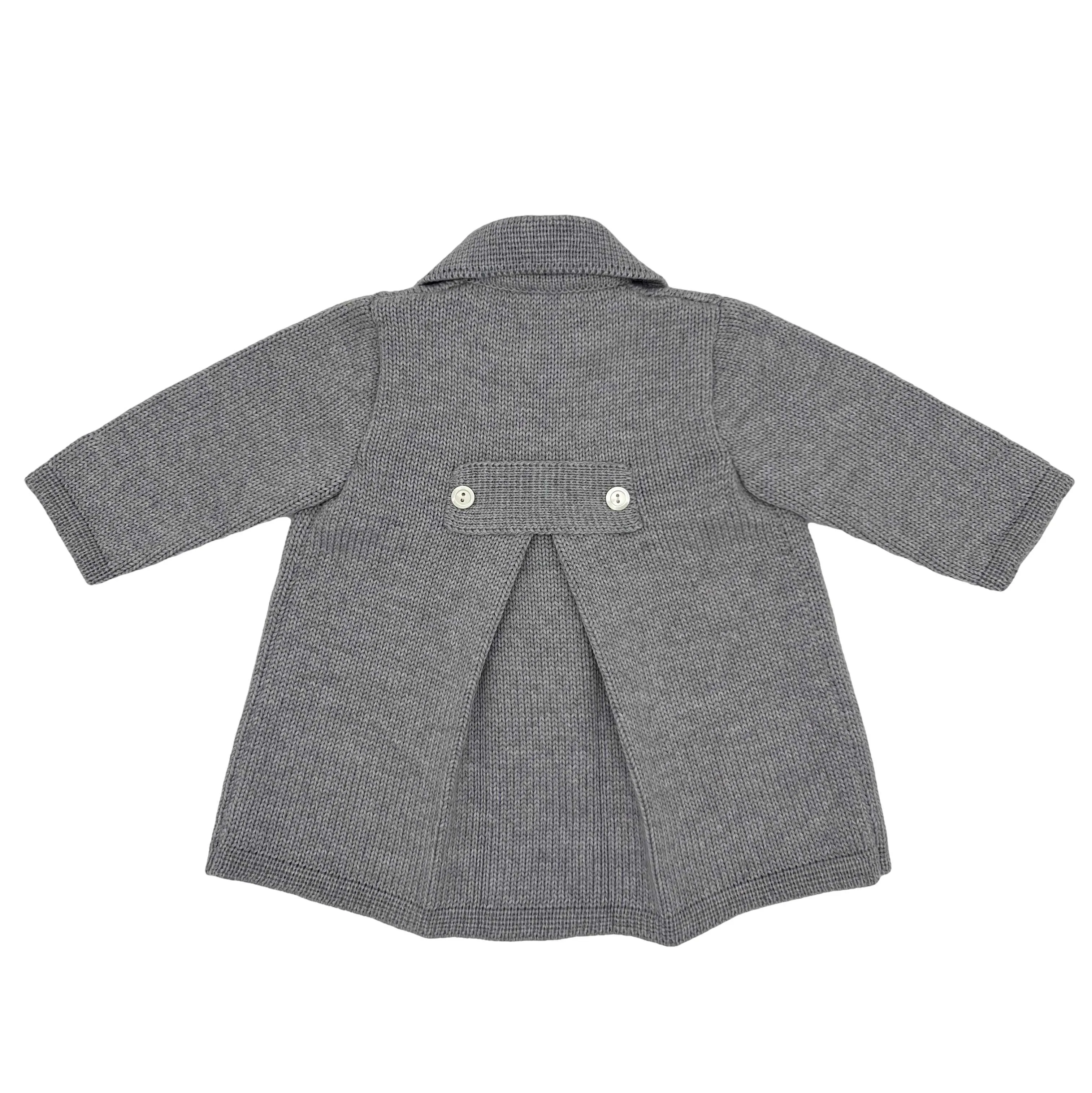 Baby boys hand-knitted coat