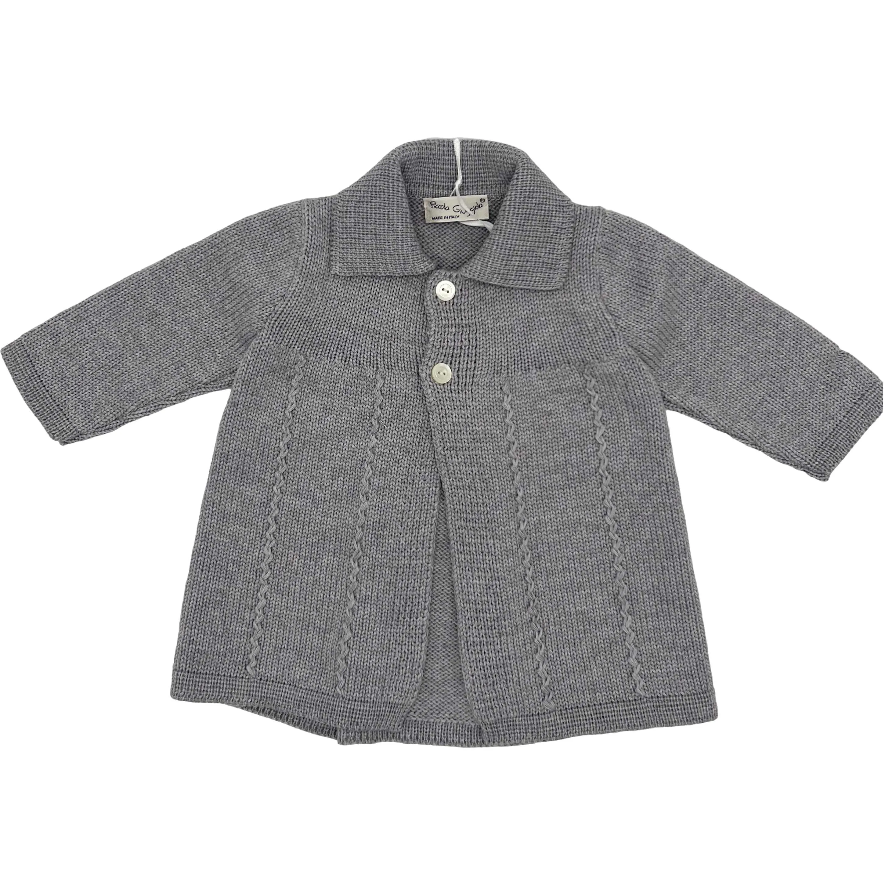 Baby boys hand-knitted coat