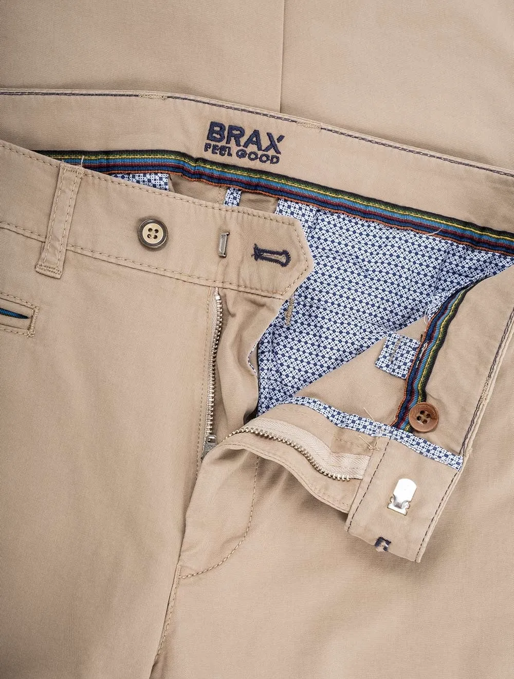 Beige Everest Pima Cotton Trousers