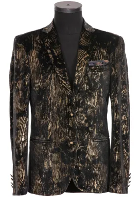 Black Gold "Trace' Velvet Blazer