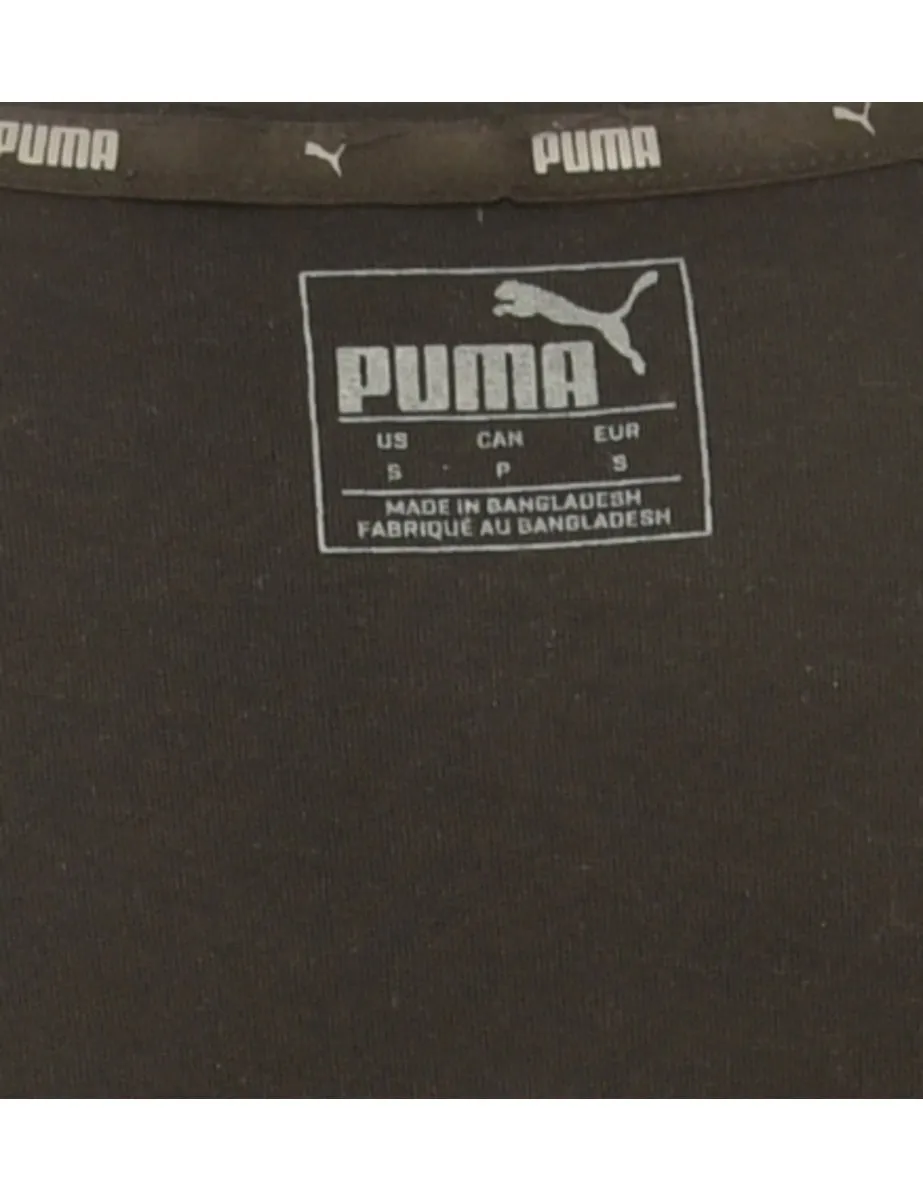 Black Puma Printed T-shirt - S