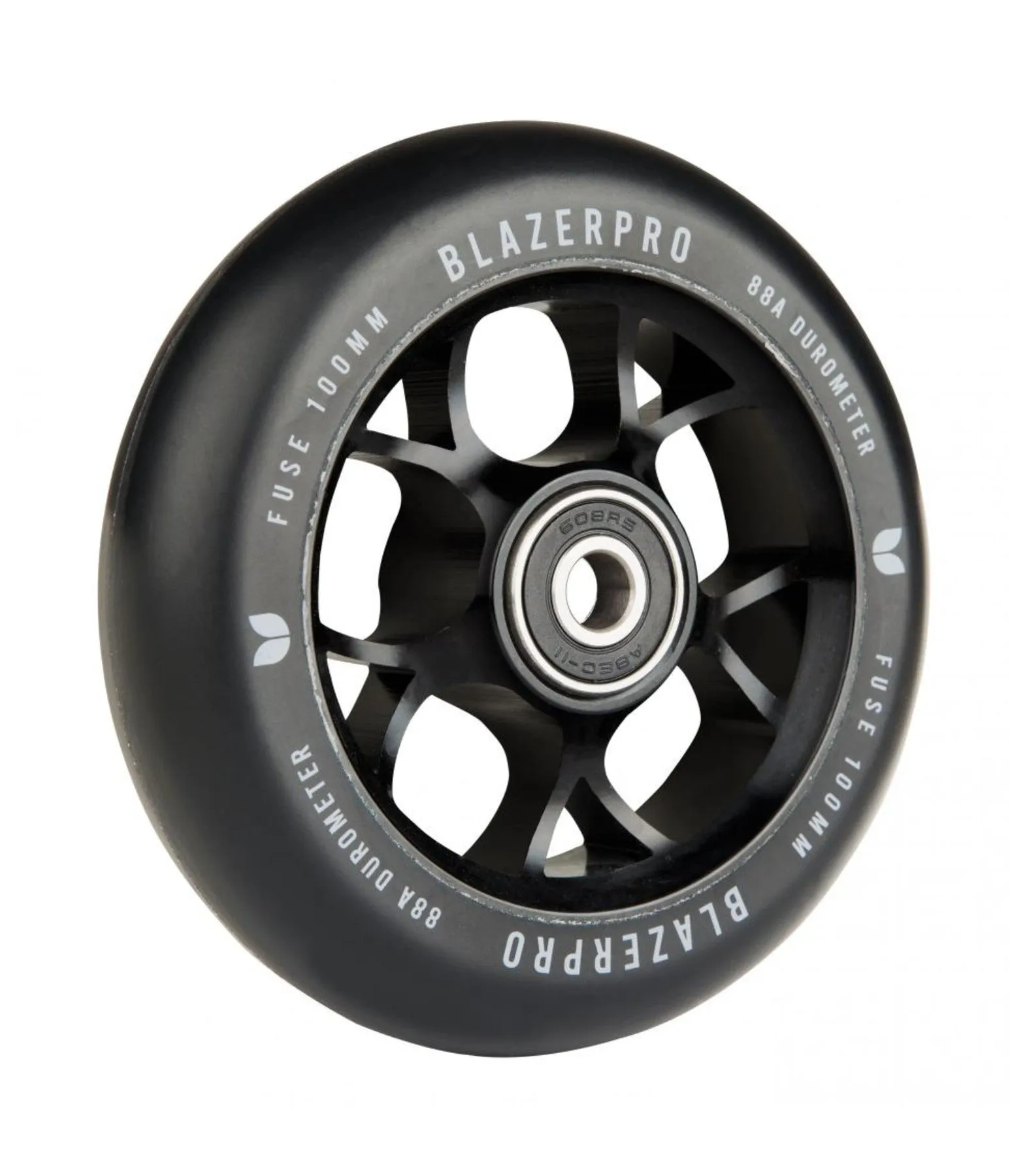 BLAZER PRO SCOOTER WHEEL FUSE 100MM W/ABEC 11 BLACK 100 MM