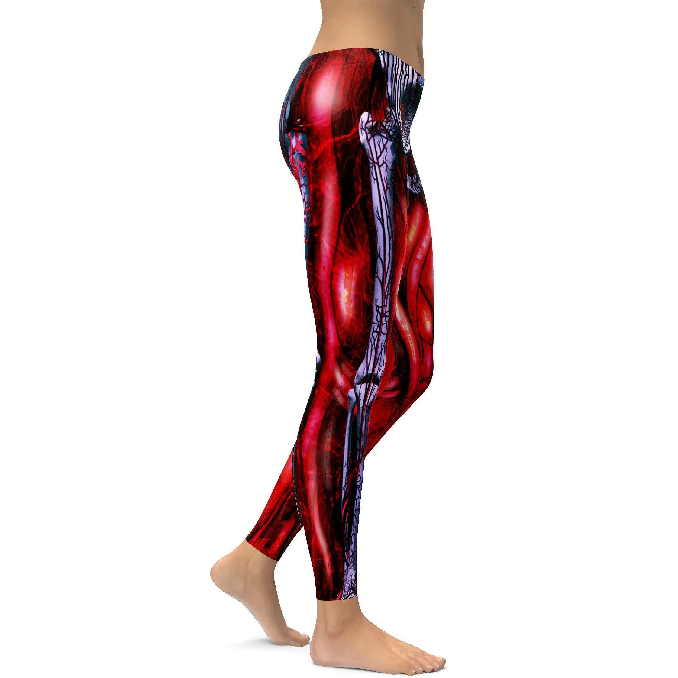 Blooded Muscles Horror Leggings