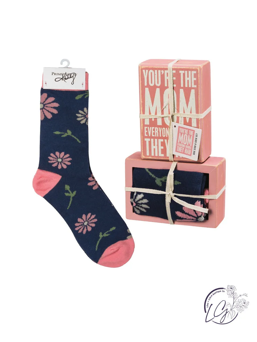 Box Sign & Sock Set