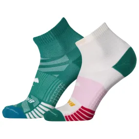 Brooks Ghost Lite Quarter Sock 2-Pack