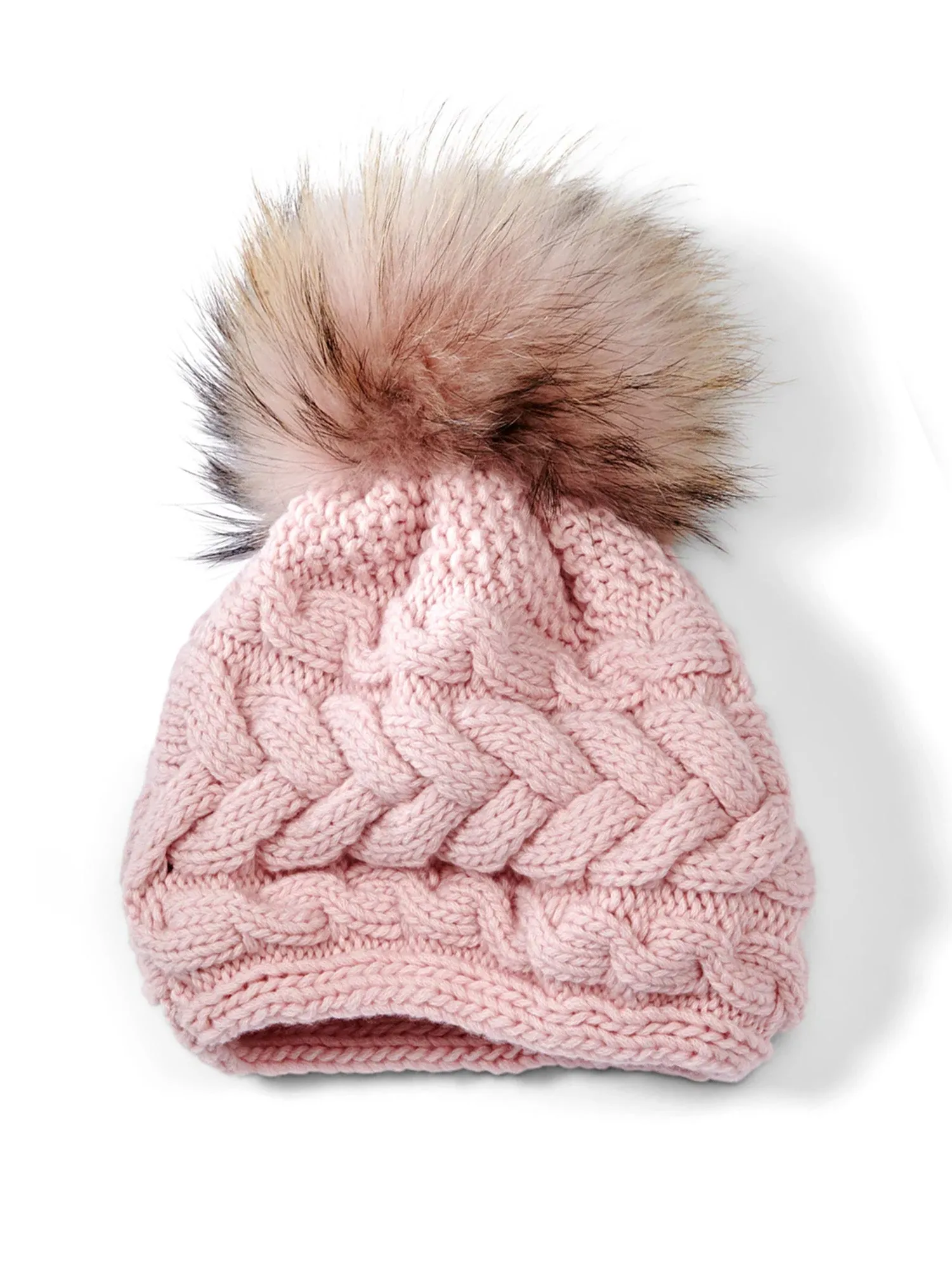 Cable Cashmere Knit Hat