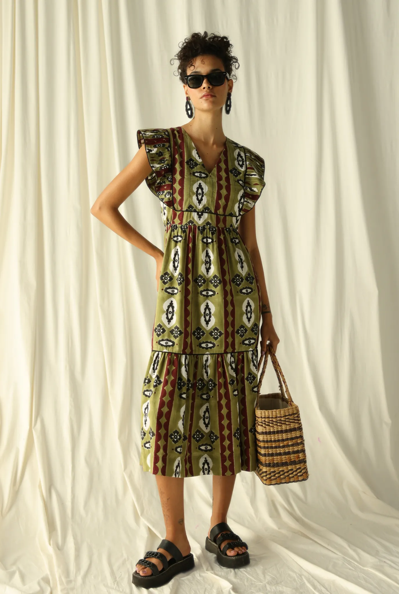 Chamba Pleated Dress