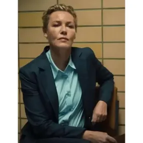 Connie Nielsen Role Play 2024 Blue Blazer