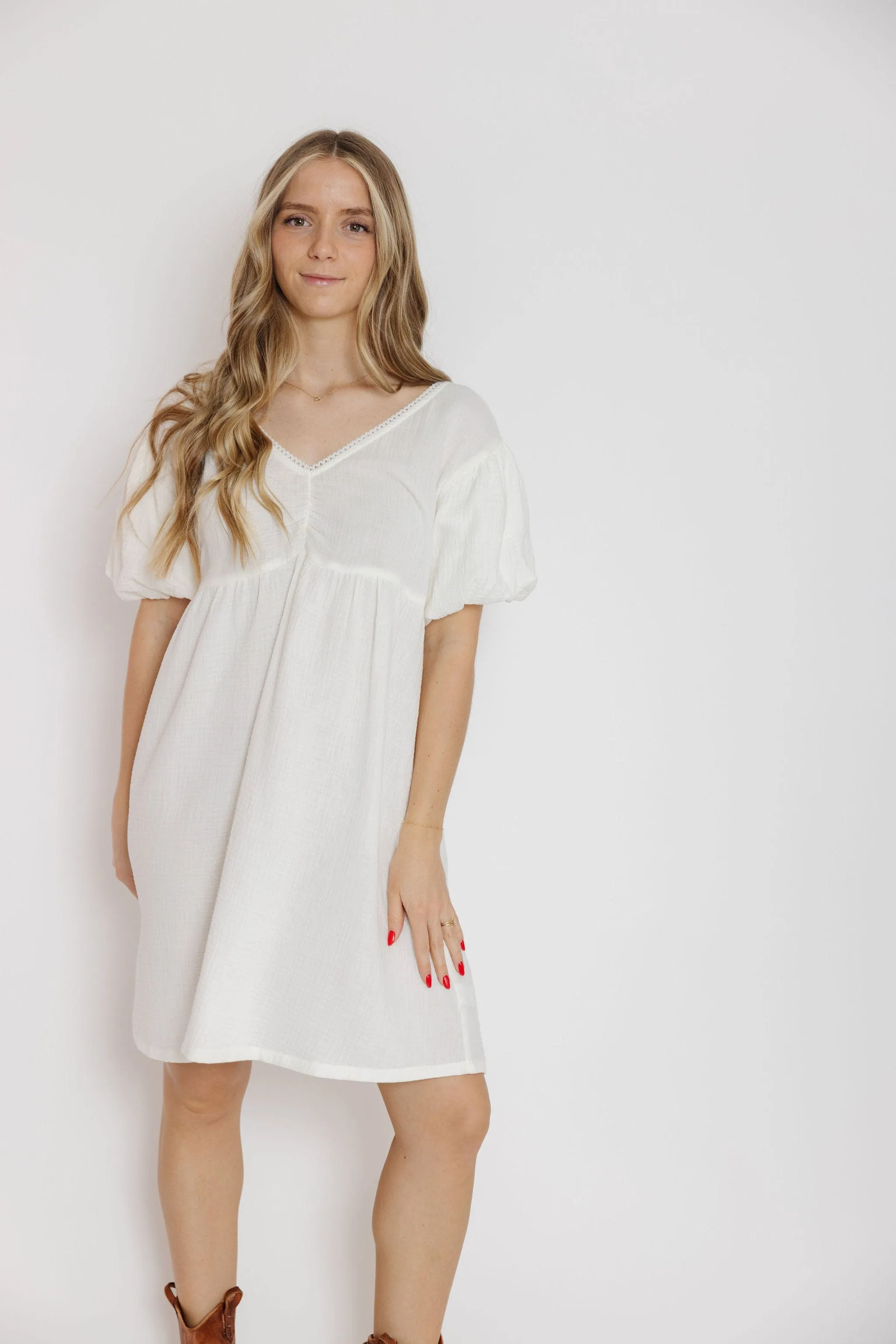 Coronado Dress in Off White