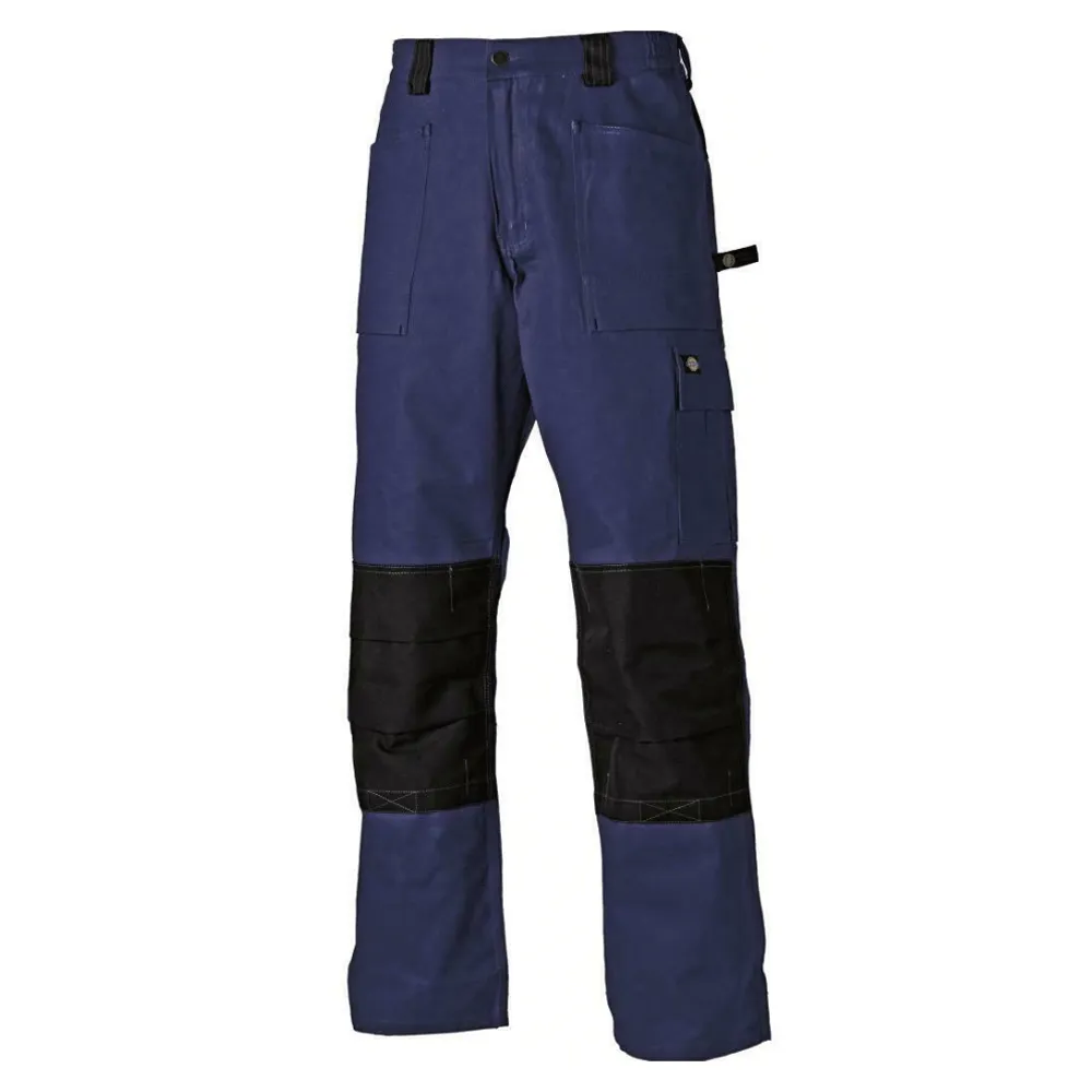 Dickies WD4930 Grafter Duo Tone Cordura Knee Pad Work Trousers Navy Blue