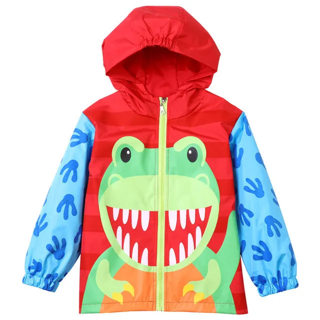 Dragon Red Coat, Size 2-6 Yrs