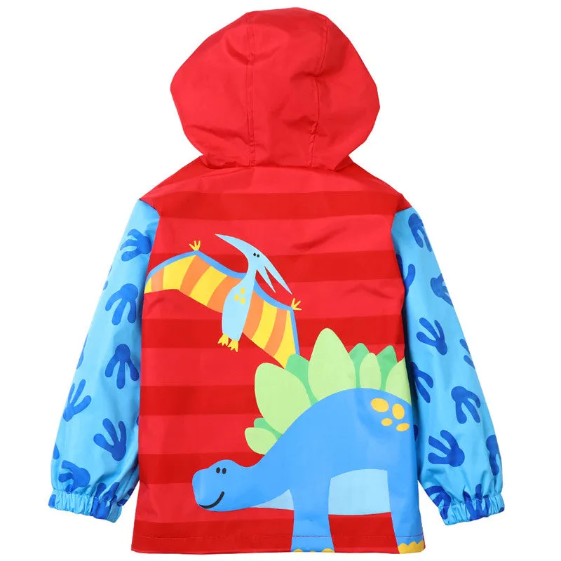 Dragon Red Coat, Size 2-6 Yrs