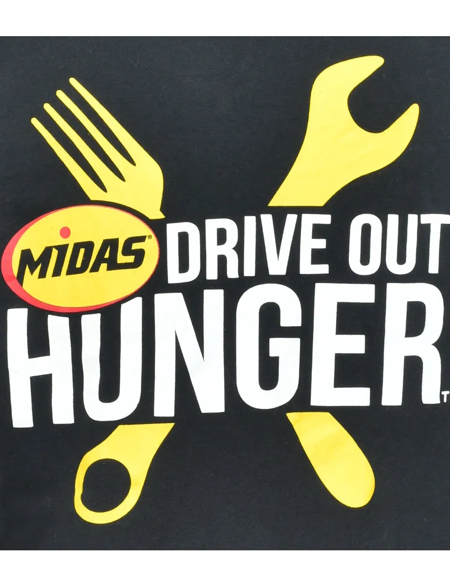 Drive Hunger Printed T-shirt - M