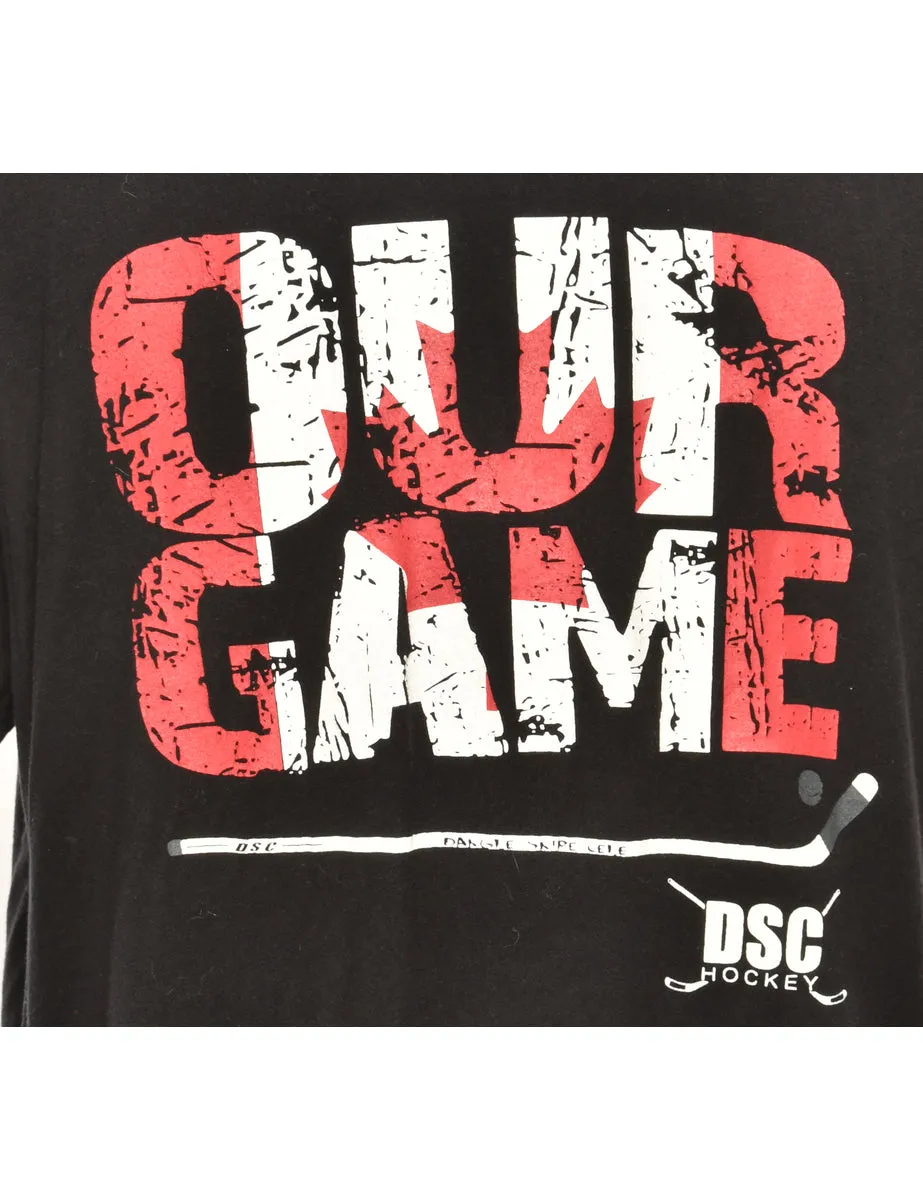 DSC Hockey Printed T-shirt - XL