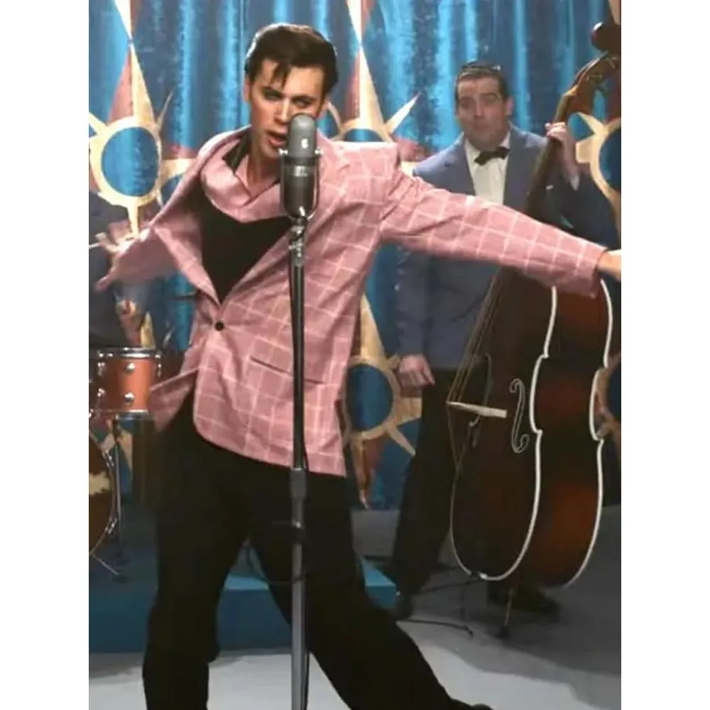 Elvis Presley Pink Checked Blazer