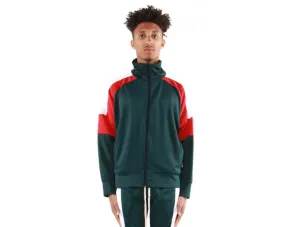 EPTM Color Block Track Jacket (Green/Red)