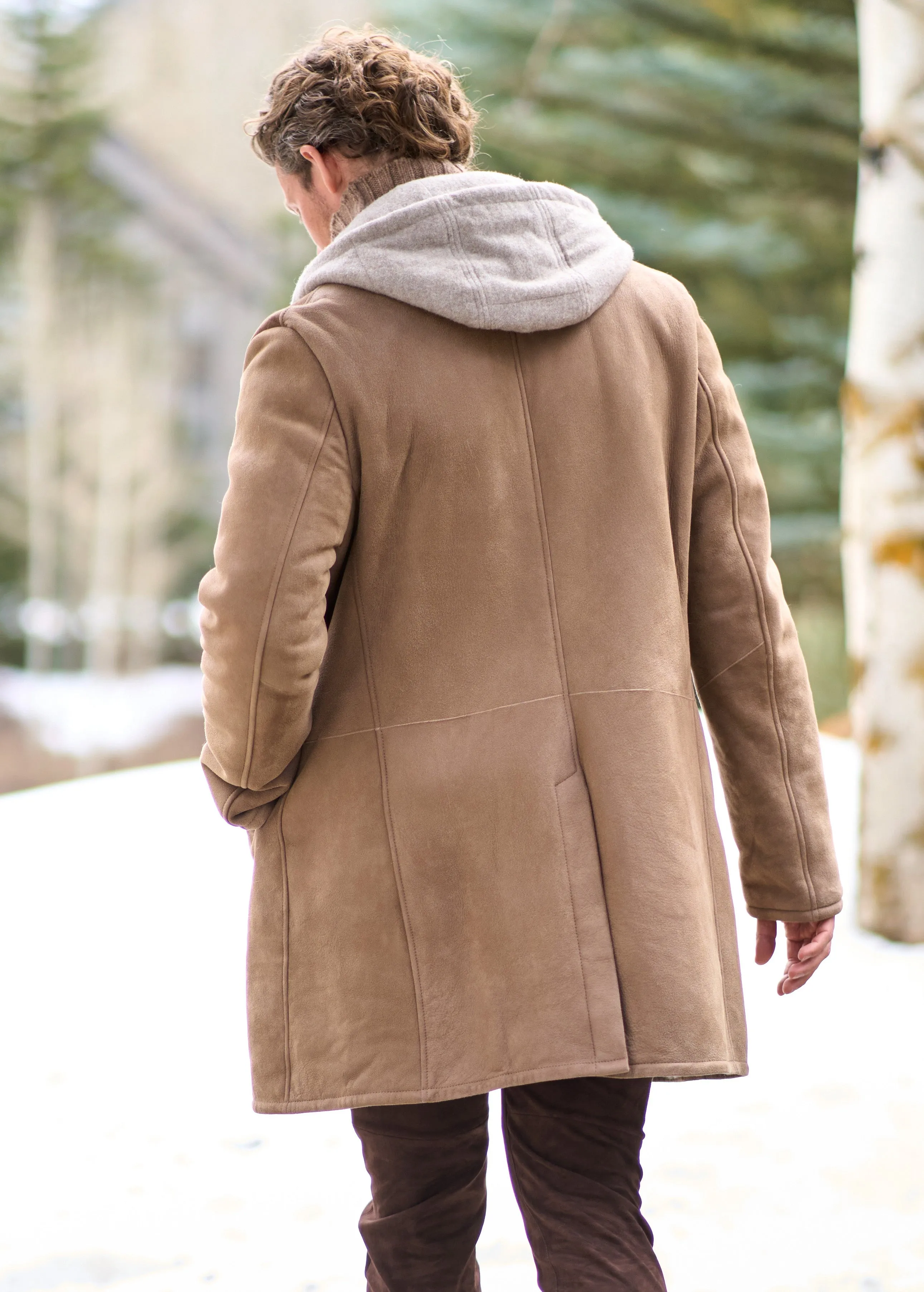 Ethan Shearling Lined Coat