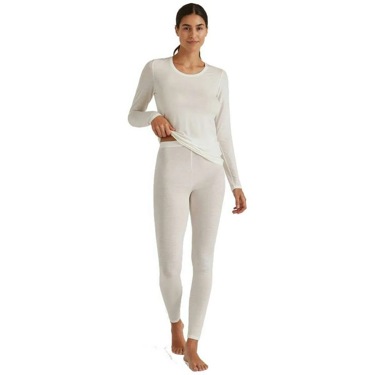 Falke Daily ClimaWool Leggings - Off-White