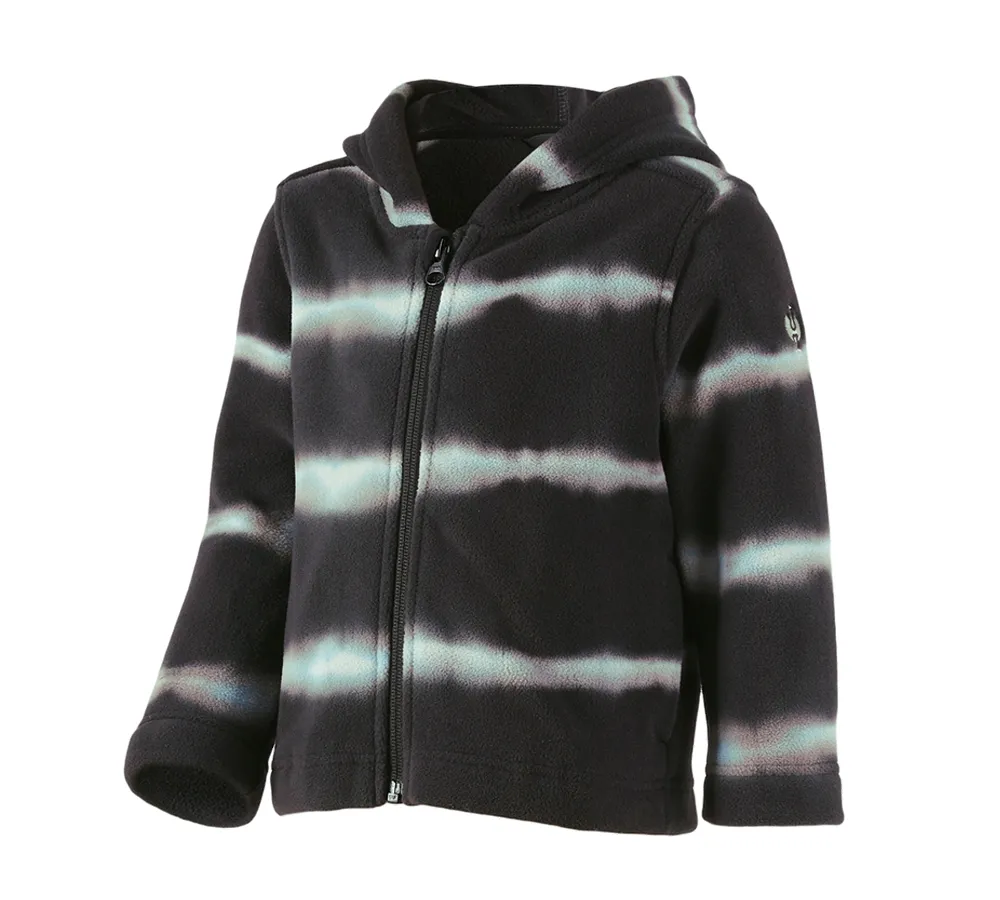 Fleece hoody jacket tie-dye e.s.motion ten, child.