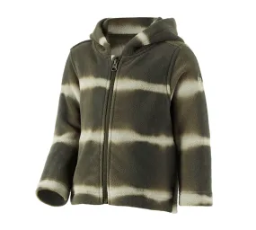 Fleece hoody jacket tie-dye e.s.motion ten, child.