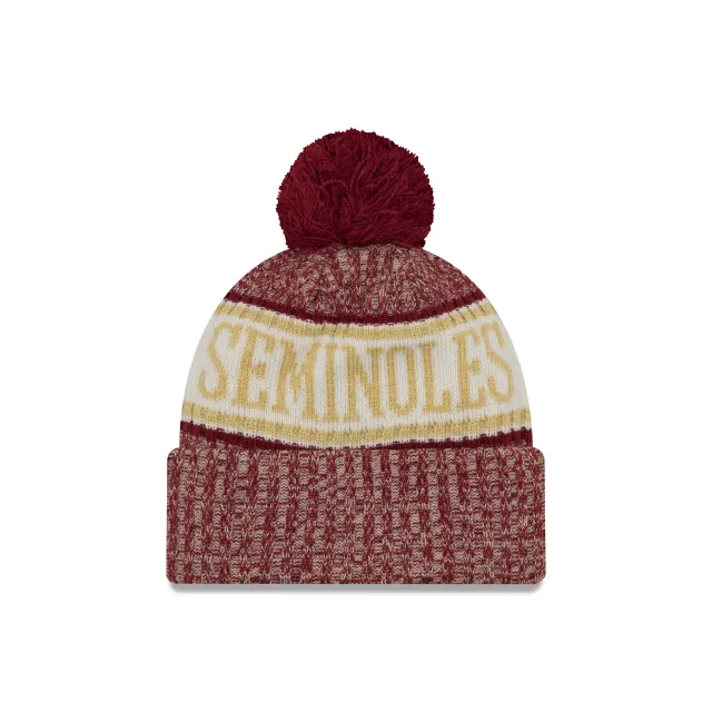 Florida State Seminoles - Cuffed Knit Hat with Pom, New Era