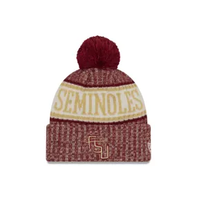 Florida State Seminoles - Cuffed Knit Hat with Pom, New Era