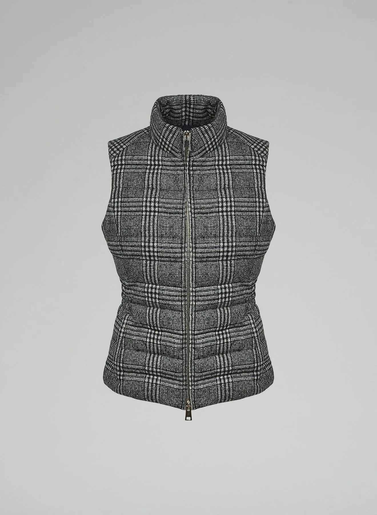 GILET IMBOTTITO IN LANA E ALPACA