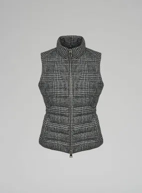 GILET IMBOTTITO IN LANA E ALPACA