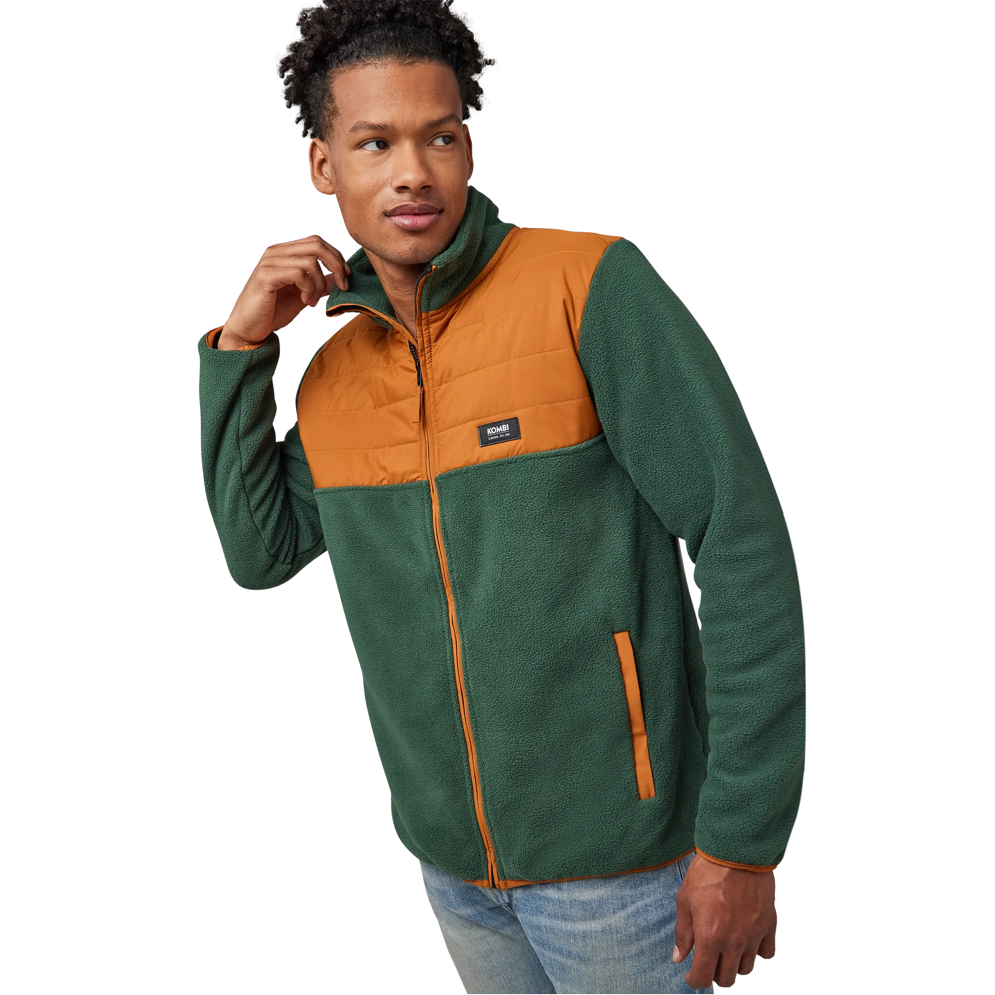 Green Land Recycled Fleece Jacket - Men