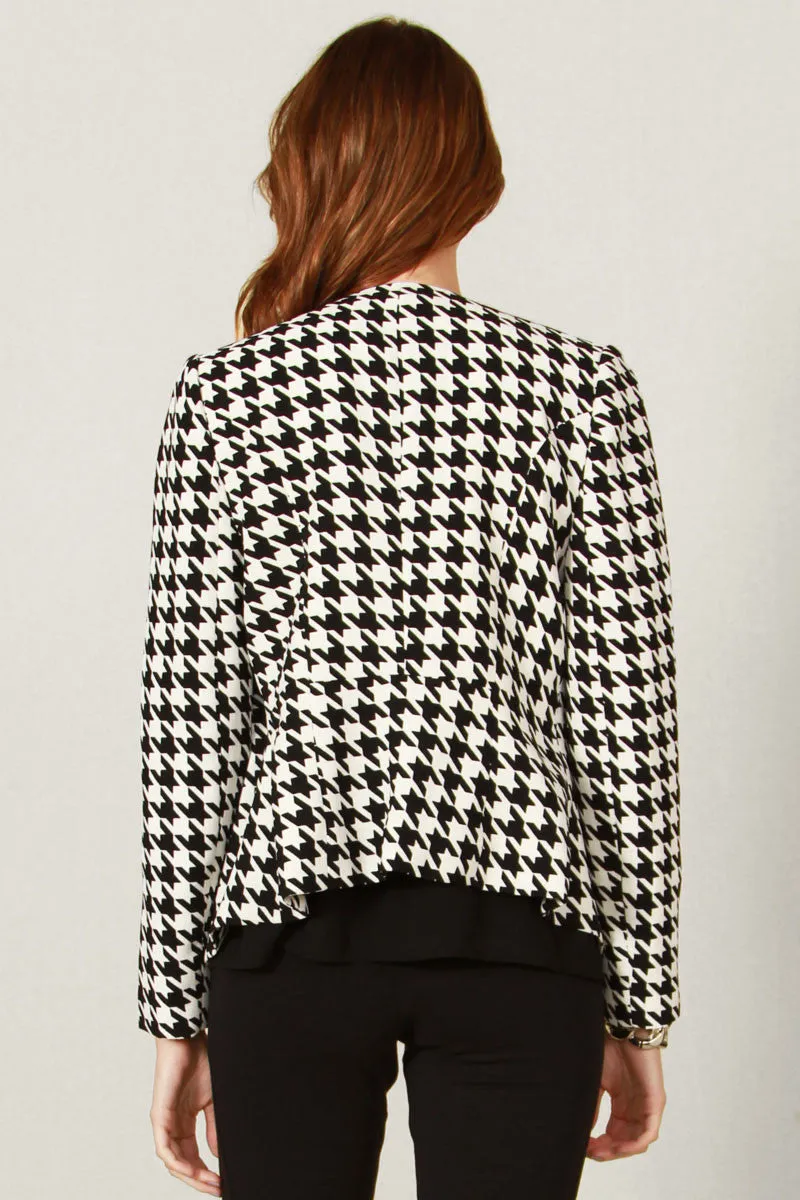 Gwen Houndstooth Blazer