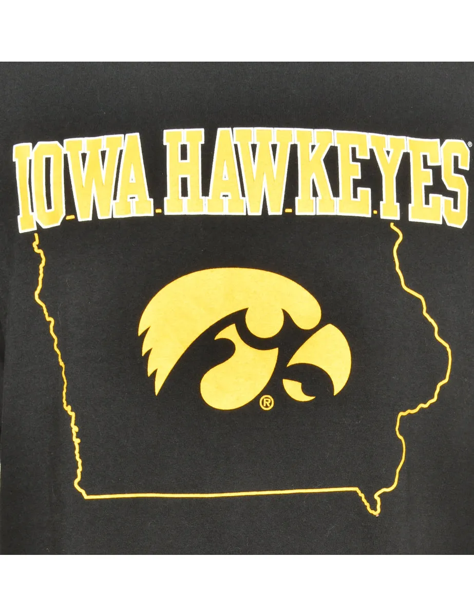 IOWA HAWKEYES Sports T-shirt - L