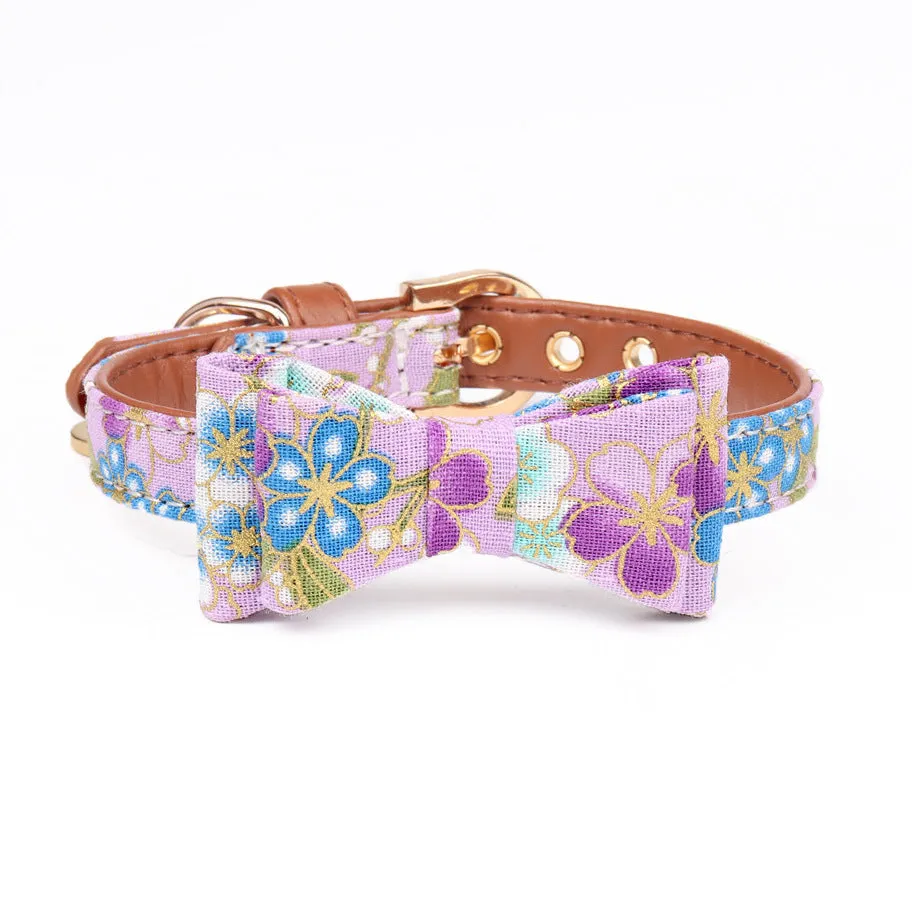 Japanese style bronzing pet collar