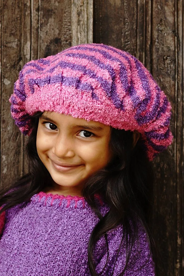 Kids Cozy Striped Hat