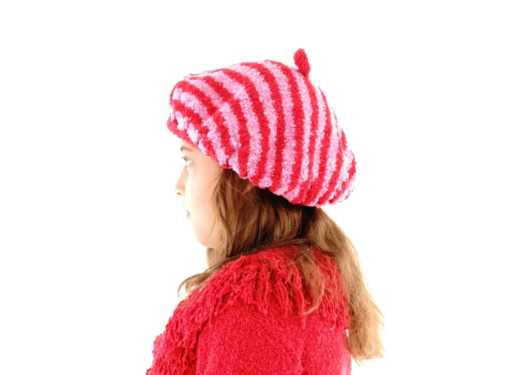 Kids Cozy Striped Hat