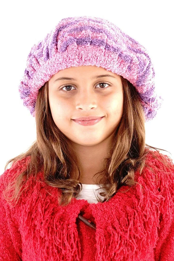 Kids Cozy Striped Hat