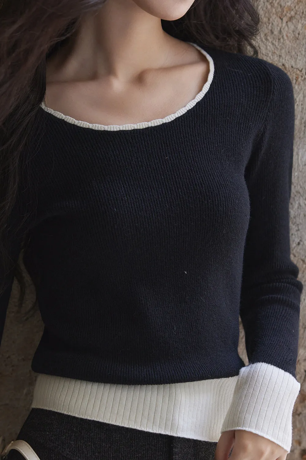 Knitted Bottoming Shirt for Women