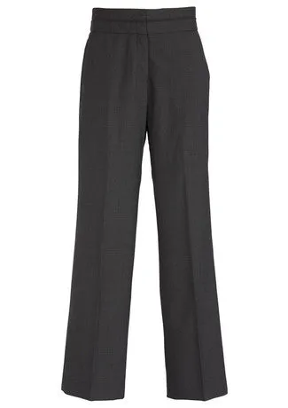 Ladies Comfort Wool Mid Rise Piped Band Pant