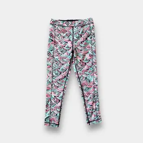 Lilly Pulitzer Girls Mini Weekender Leggings Bright Navy Neptunes Net M 6-7