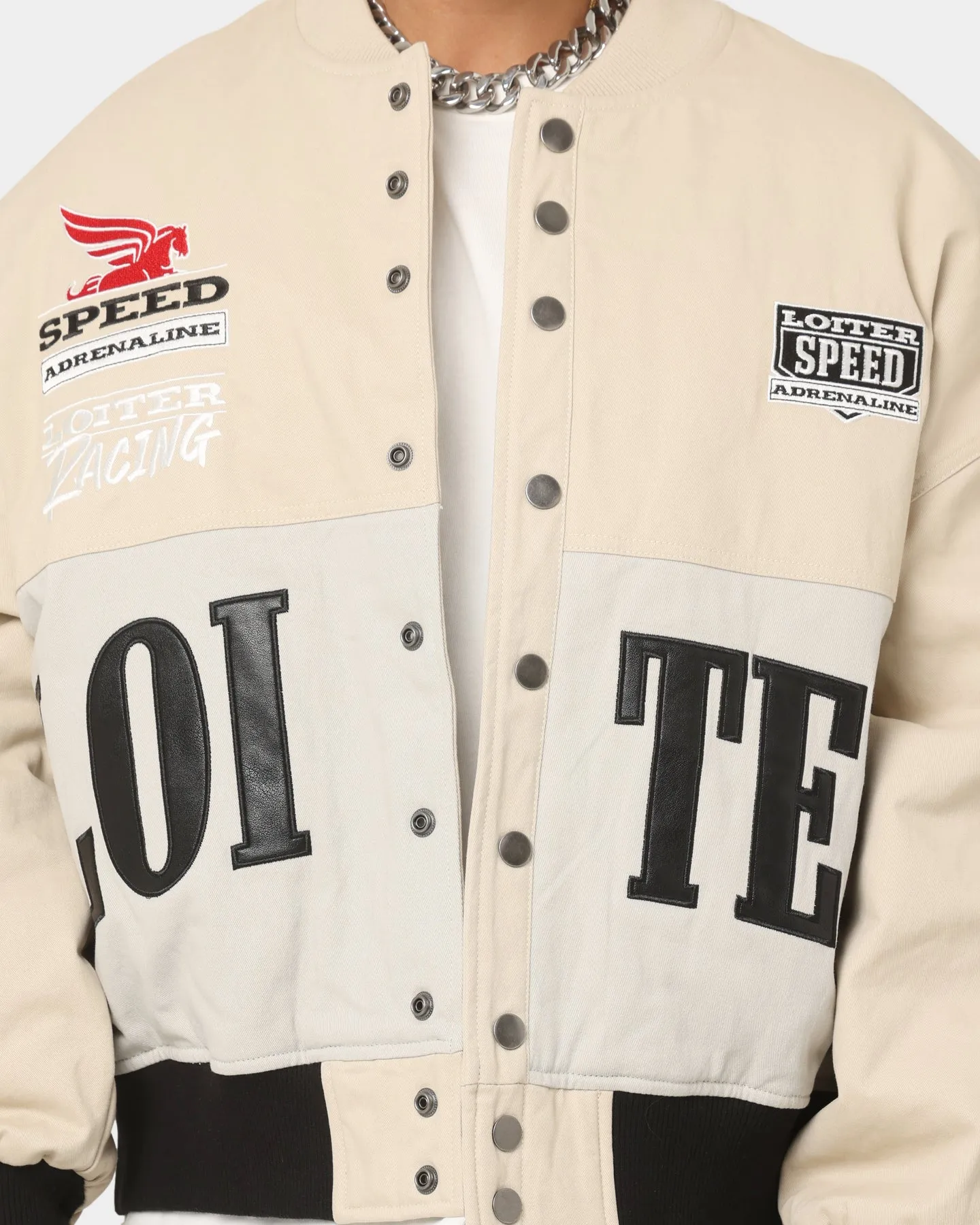 Loiter Motor Sport Jacket Tan