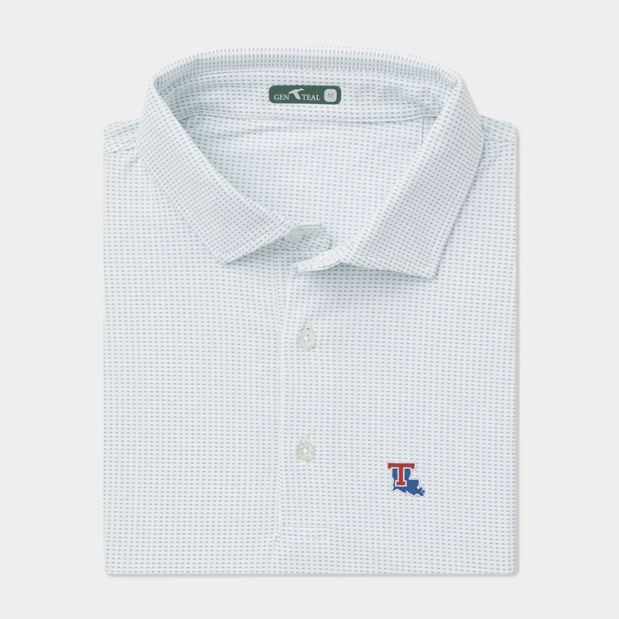 Louisiana Tech Textured Jacquard brrrº Polo