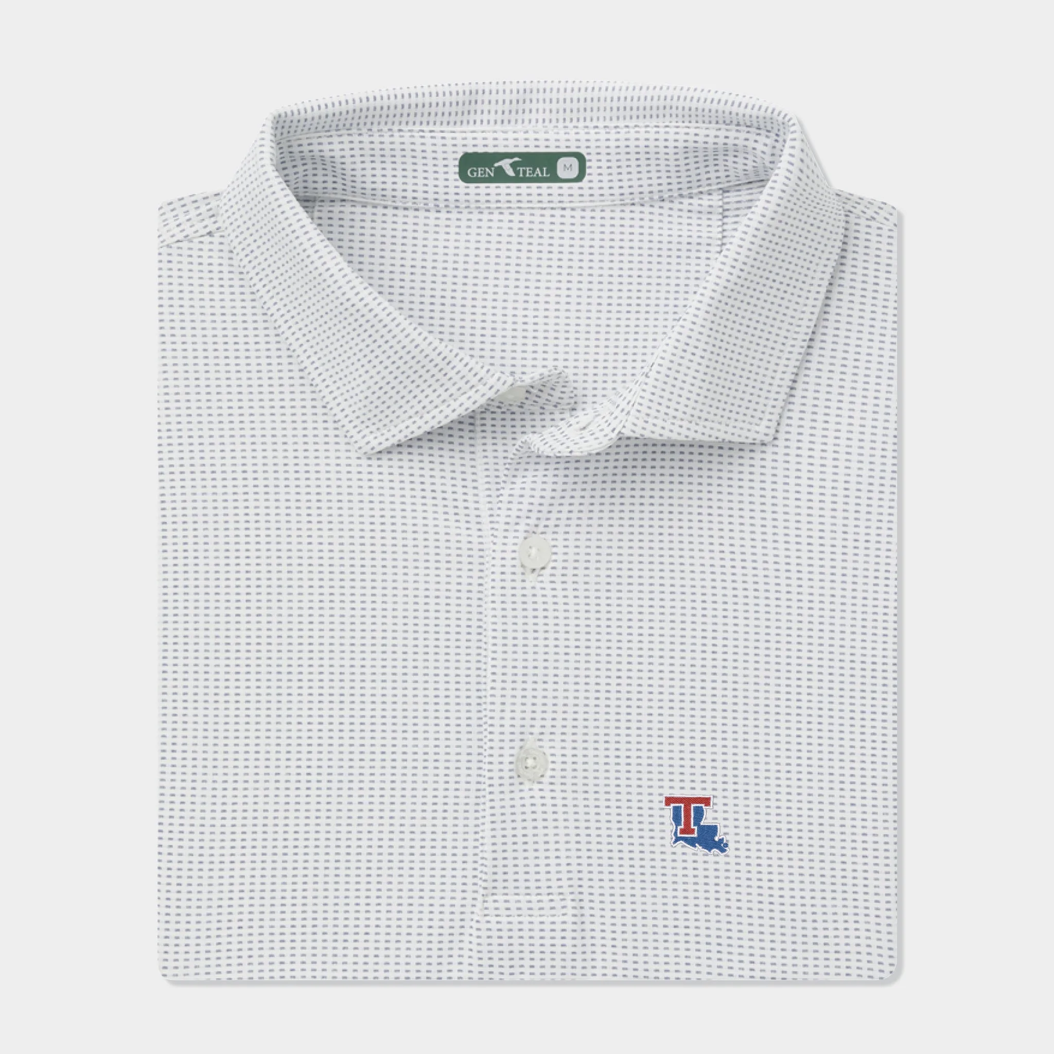 Louisiana Tech Textured Jacquard brrrº Polo