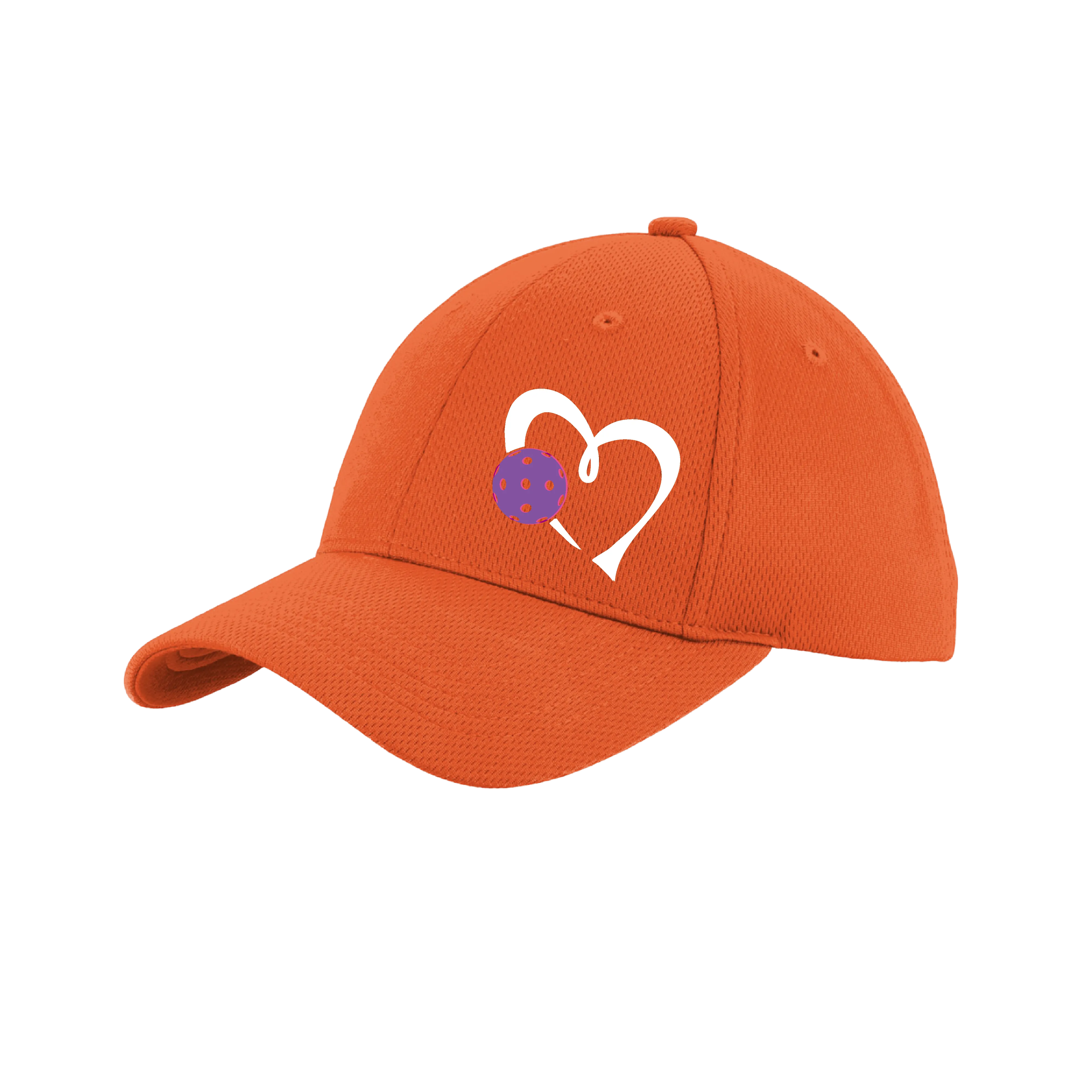 Love Pickleball (Purple) Customizable | Pickleball Hat | Moisture-Wicking 100% Polyester