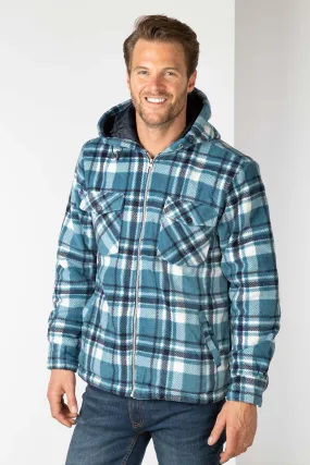 Men's Hooded Fleece Overshirt - Ulrome